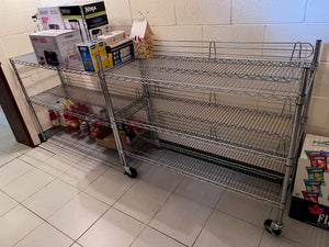 2 3-Tier Metal Shelving