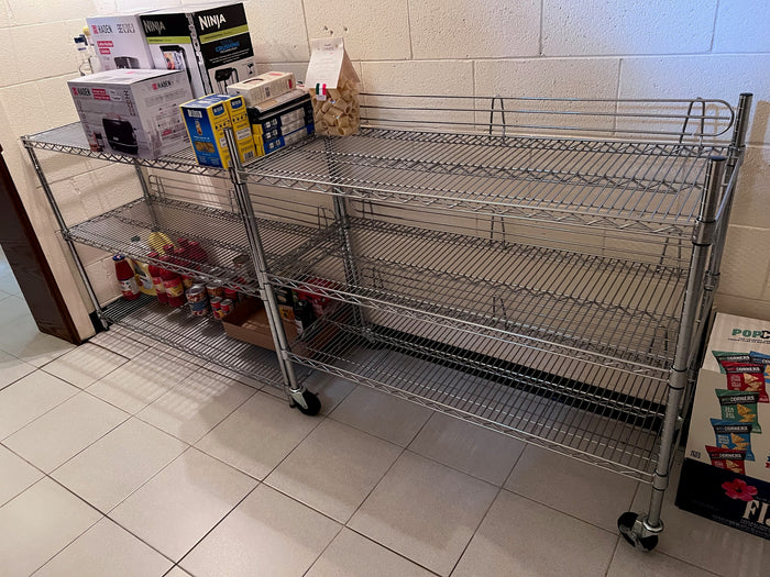 2 3-Tier Metal Shelving