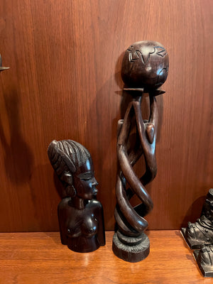 2 Wood Carvings Lot