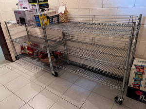 2 3-Tier Metal Shelving