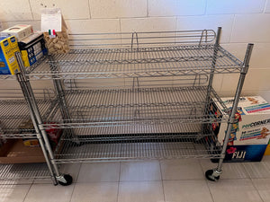 2 3-Tier Metal Shelving