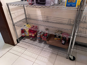 2 3-Tier Metal Shelving