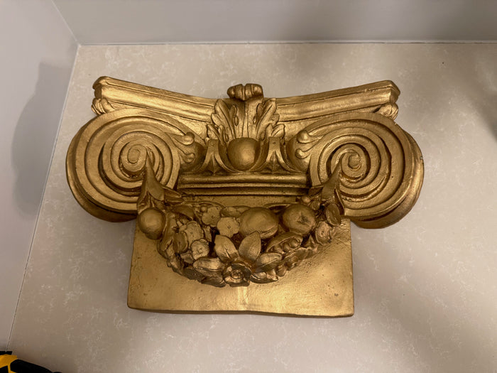 Gold Ceramic Wall Plaque