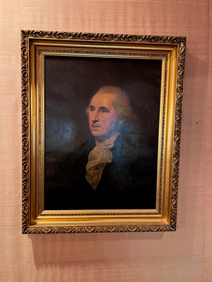 Framed Oil Painting- Portrait of George Washington