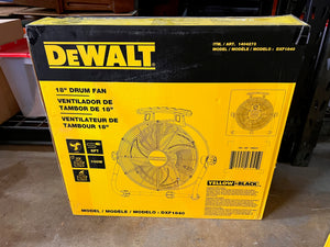 BRAND NEW DeWalt 18" Drum Fan
