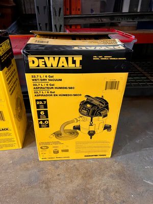 BRAND NEW DeWalt 22.7L/6 Gal Wet/Dry Vacuum