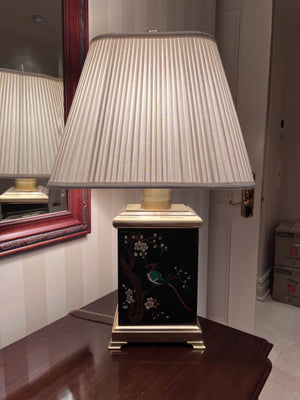Vintage Frederick Cooper Chinoiserie Metal Table Lamp
