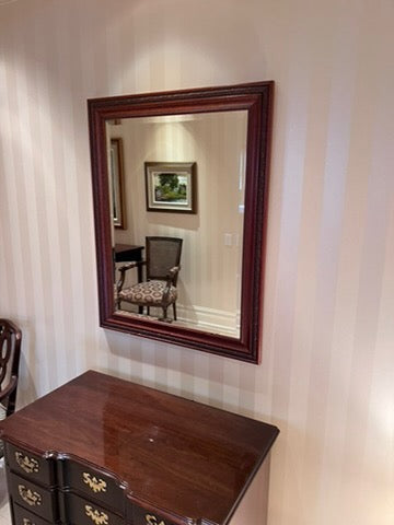 Vintage Wood Triple Border Mirror