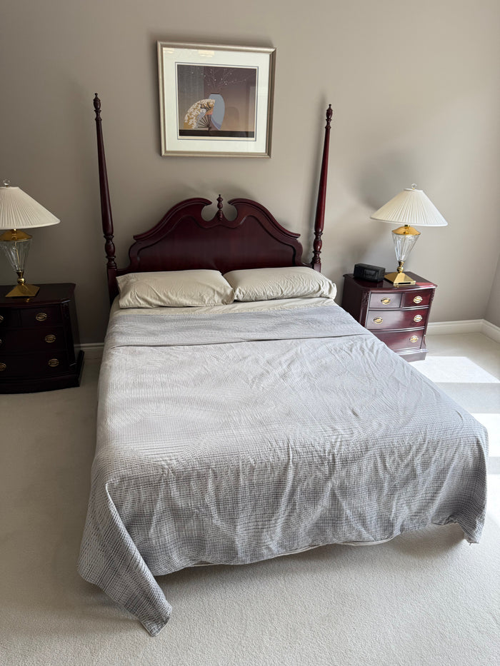 Vintage Andrew Malcolm Queen Headboard