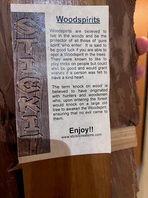 'Woodspirits' Wall Decor from Stickitcreations