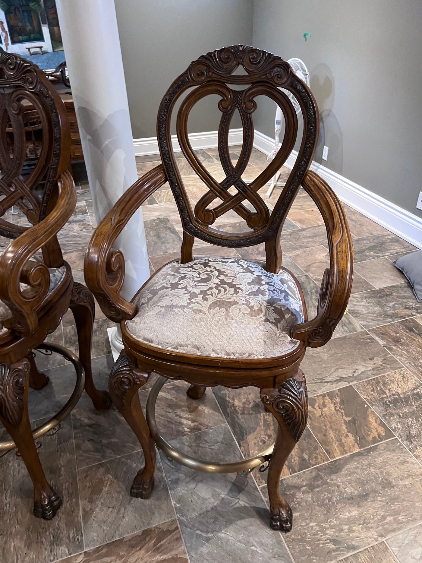 PAIR OF Michael Amini Signature Series by AICO 'Eden' Bar Stools – Sell ...
