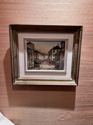 A.P. Lambert Oil on Canvas Painting, Paris France