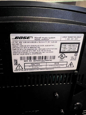 Bose Wave Music System 'Model AWRCCH' + multi-cd changer accessory