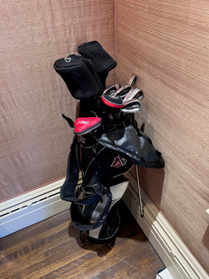 Left Handed Wilson Killer Whale Orca Irons 3-PW, + 1,3,5 Woods, + Odyssey 2 Ball Putter + Bag