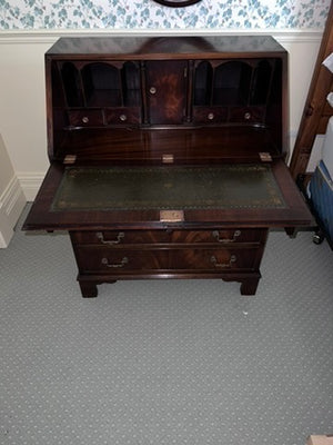 Vintage Bevan Funnell Reprodux Secretary Desk