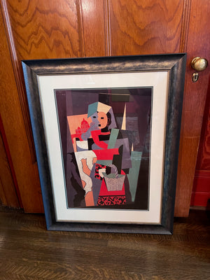 Picasso L'Italienne, Rome 1917- Framed Print