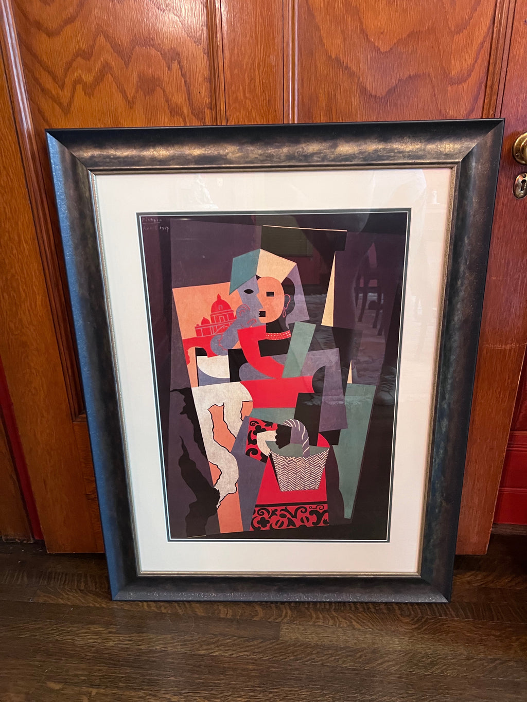 Picasso L'Italienne, Rome 1917- Framed Print