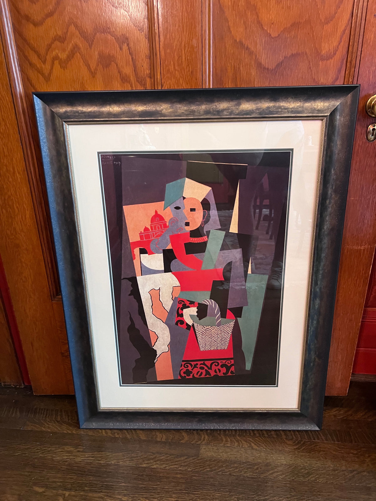 Picasso L'Italienne, Rome 1917- Framed Print