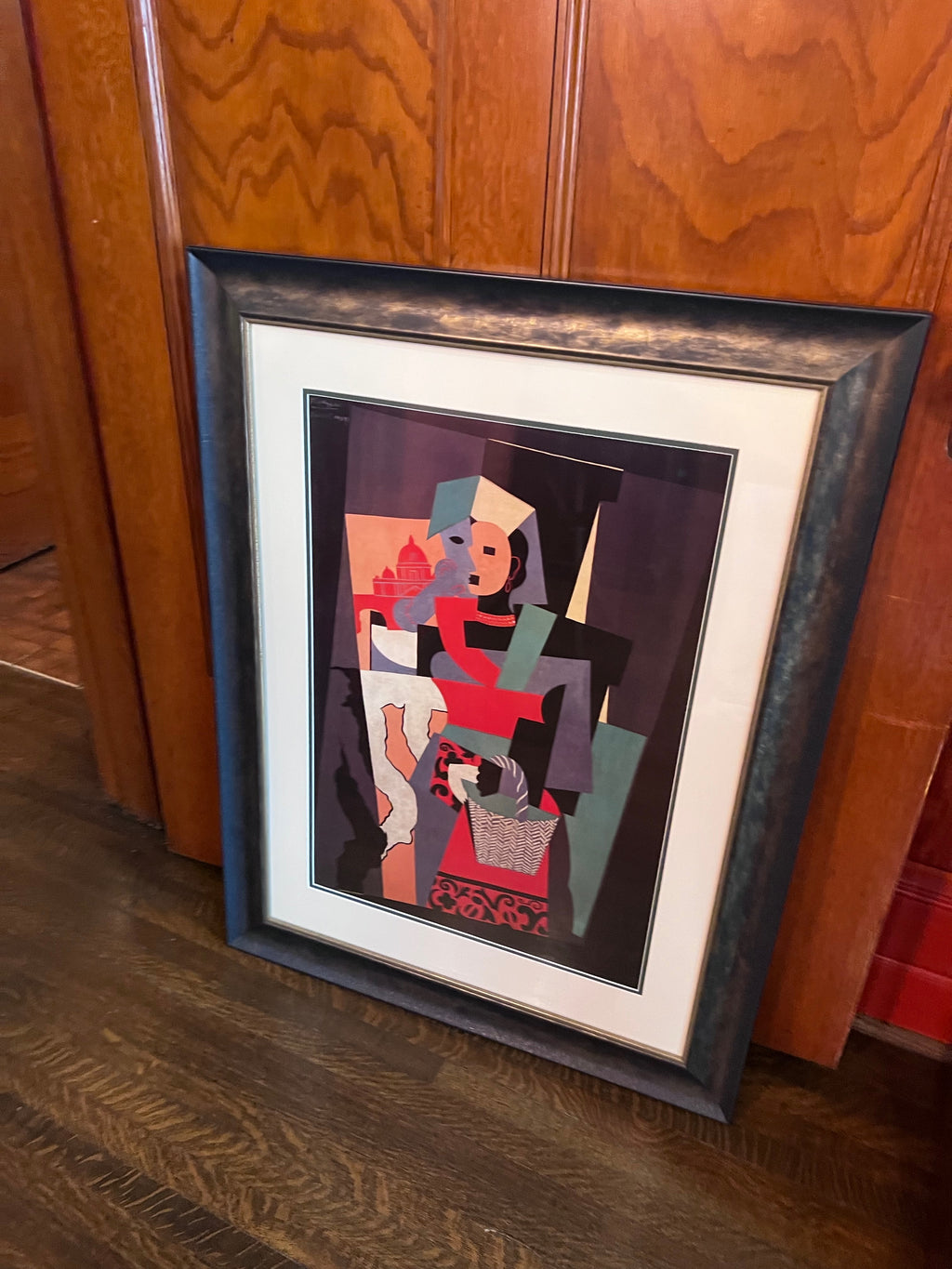 Picasso L'Italienne, Rome 1917- Framed Print