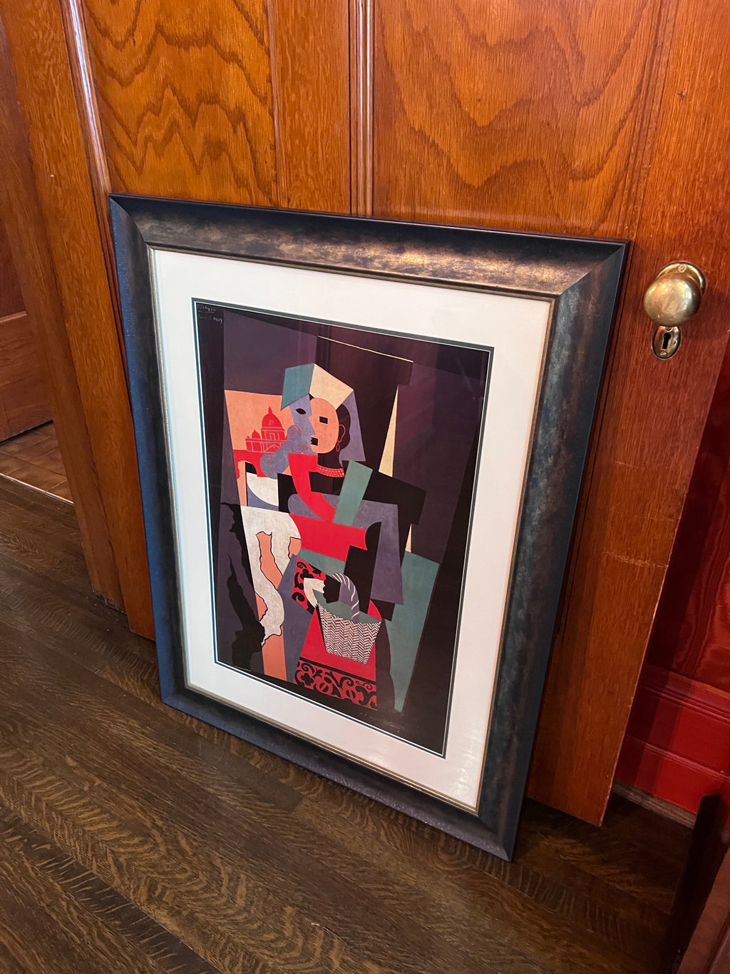 Picasso L'Italienne, Rome 1917- Framed Print