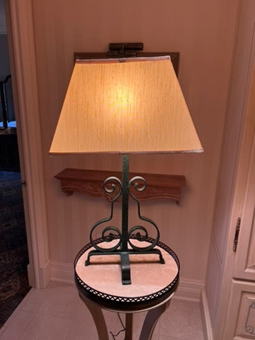 Vintage Ethan Allen Wrought Iron Table Lamp