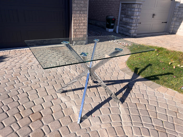 Glass Dining Table # 1