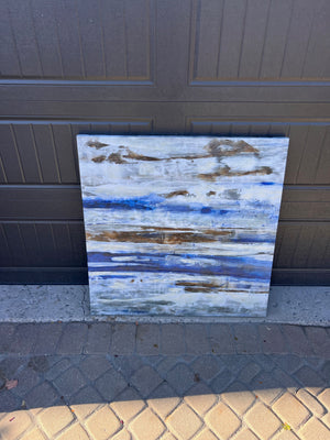 Wall Art Abstract Blue