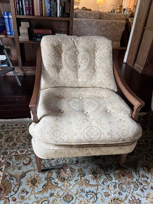 Vintage Tufted Armchair
