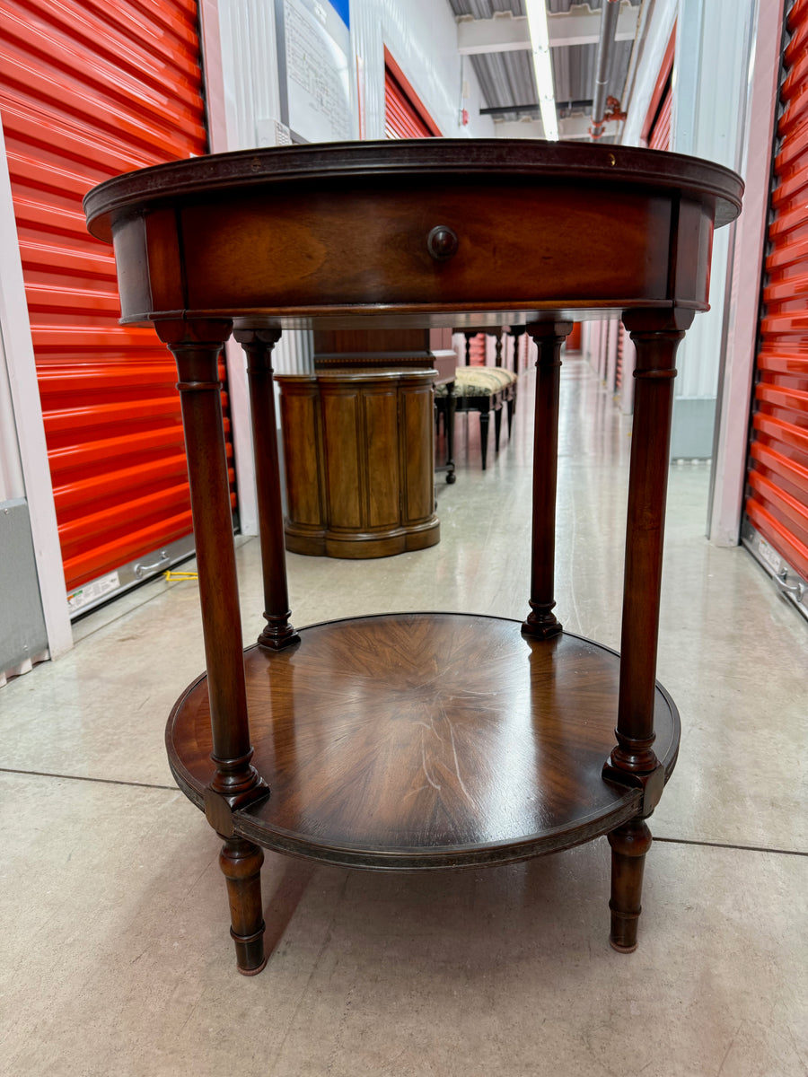 Hekman Round Two Tier Side Table- 1 – Sell My Stuff Canada - Canada's ...