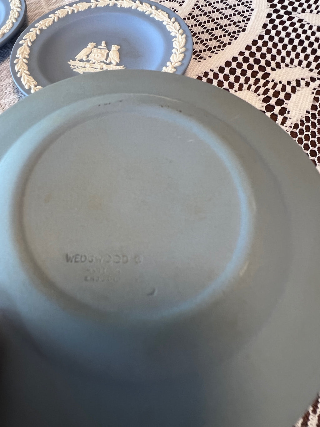 4 Wedgwood Jasperware Mini Collector Plates