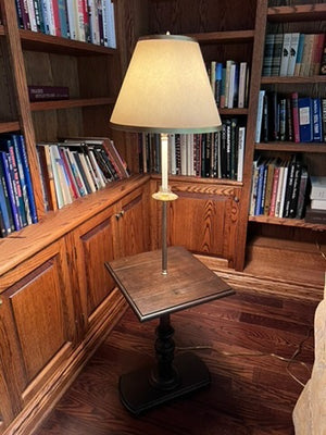 Vintage Frederick Cooper Floor Lamp, Drop Leaf Table