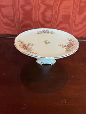 Royal Albert Bone China "Moss Rose" Cake Stand