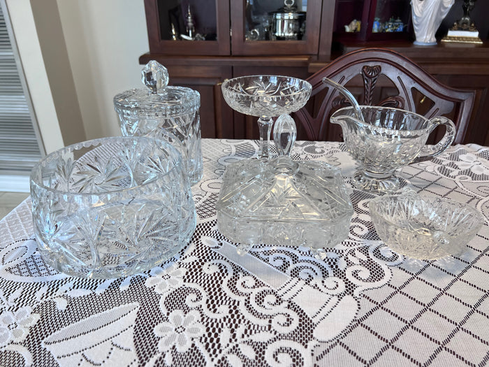 Crystal Bowls/Dishes Lot
