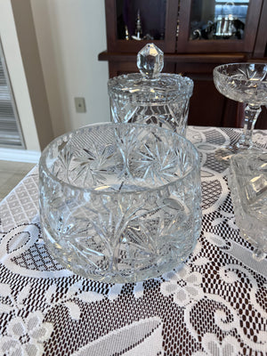 Crystal Bowls/Dishes Lot