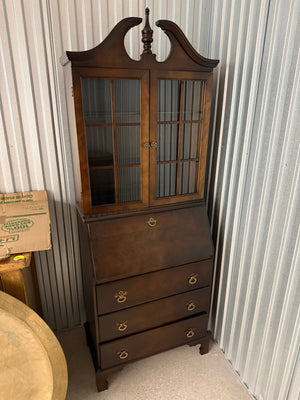 Antique Mahogany Secretary Desk- 2