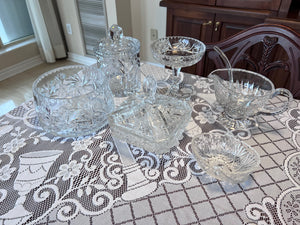 Crystal Bowls/Dishes Lot