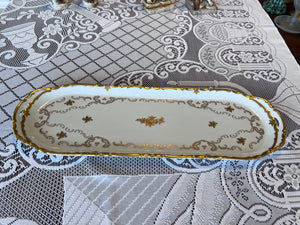 Reichenbach 'Gold Rose' Sandwich Tray