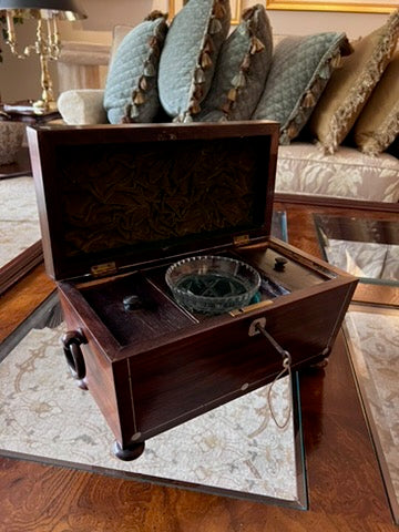 Antique Georgian Mahogany Tea Caddy