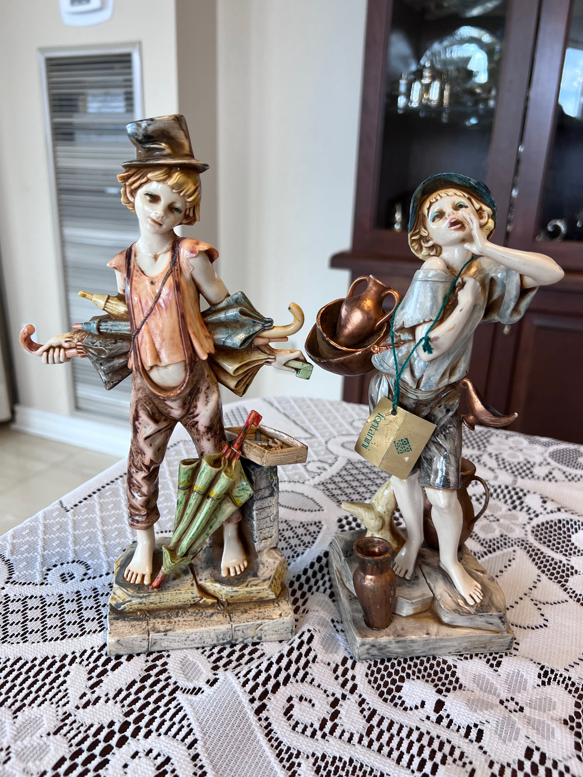 2 Fontanini 'E. Simonelli' Figurines