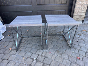 Pair of Side Tables, Light
