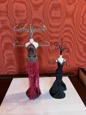 2 Jewellery Dress Mannequin Display Stands