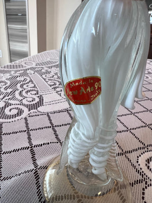 Pair of New Arte 90 Murano Glass 'Dancing Hat Couple'