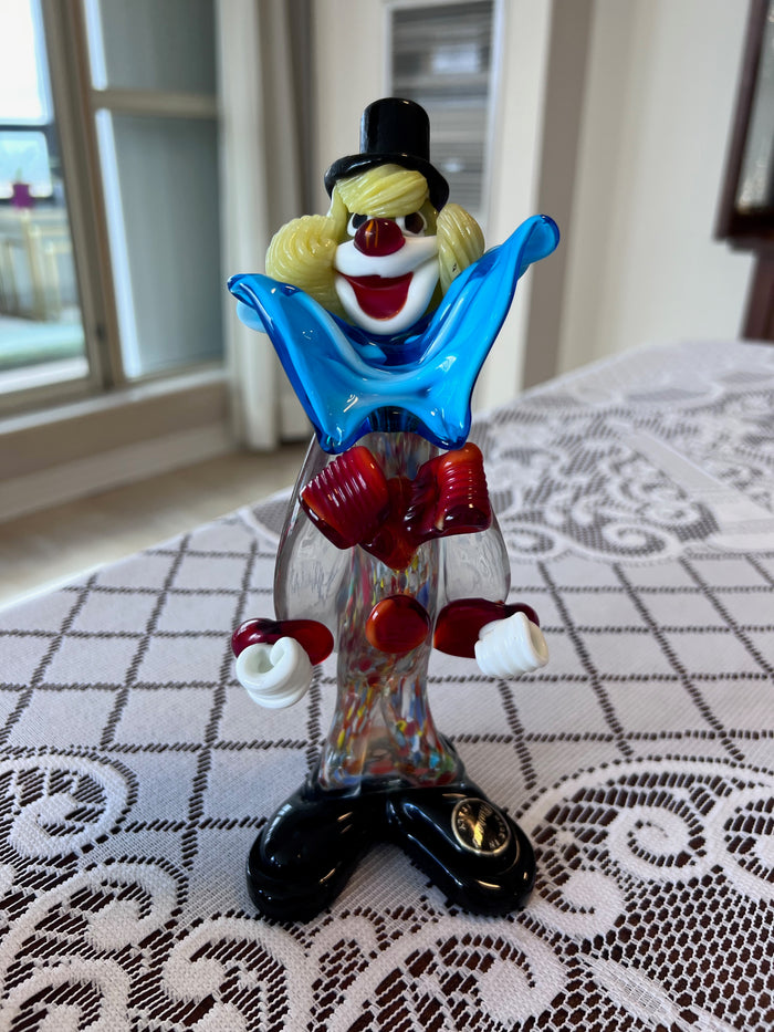 Murano Glass Multicolour Clown