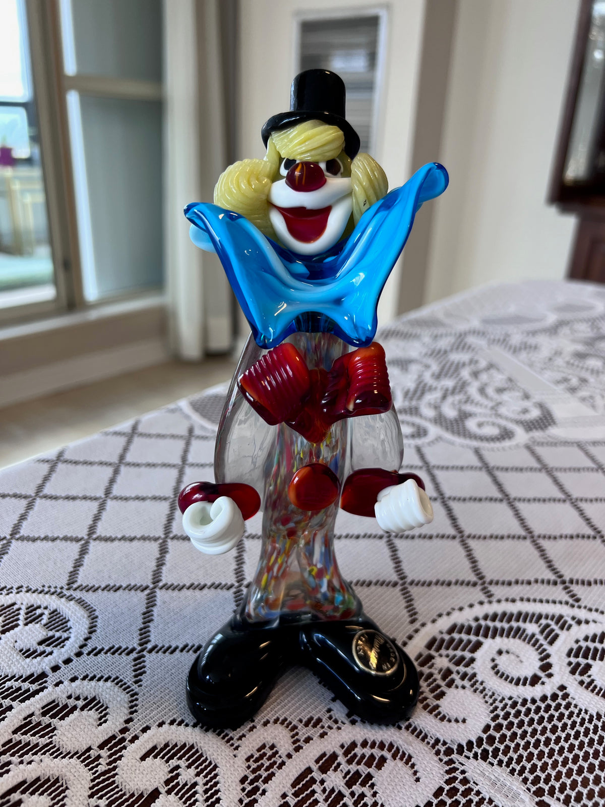 Murano Glass Multicolour Clown