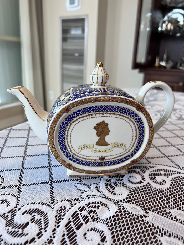 James Sadler Queen Elizabeth II Golden Jubilee Teapot