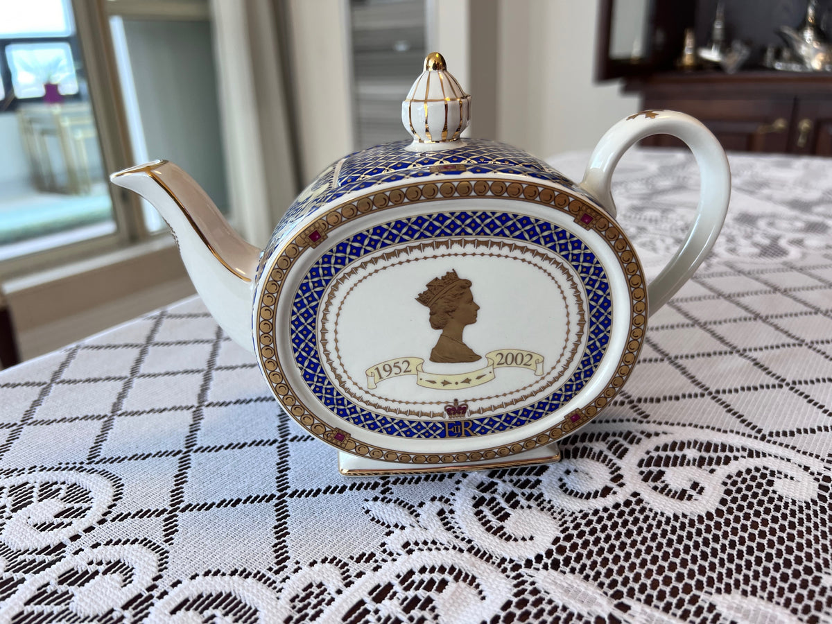 James Sadler Queen Elizabeth II Golden Jubilee Teapot