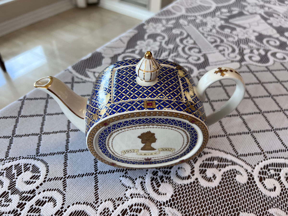 James Sadler Queen Elizabeth II Golden Jubilee Teapot
