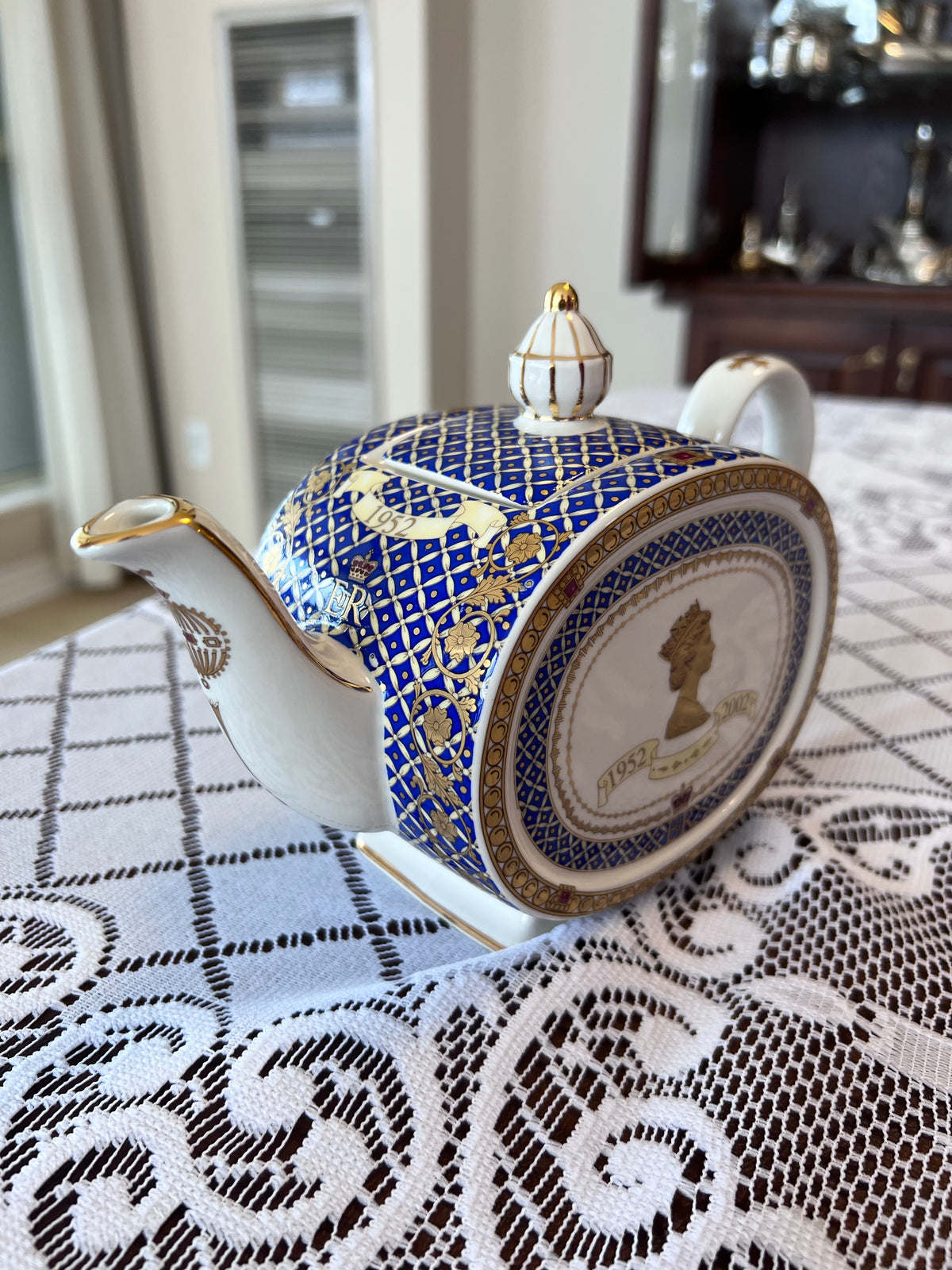 James Sadler Queen Elizabeth II Golden Jubilee Teapot