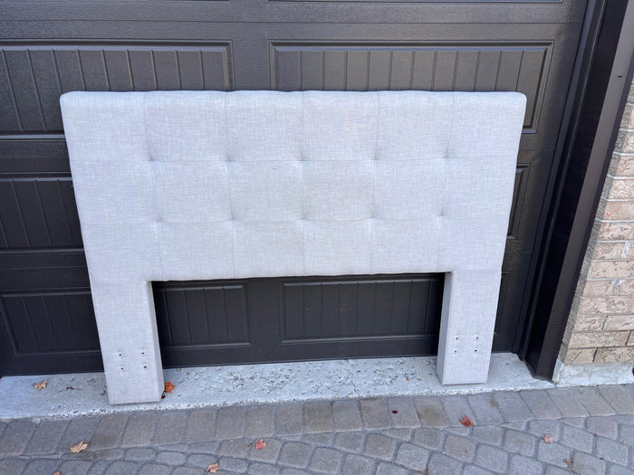 Queen Light Grey Headboard