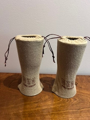 2 John Somers Pewter Wine Goblets